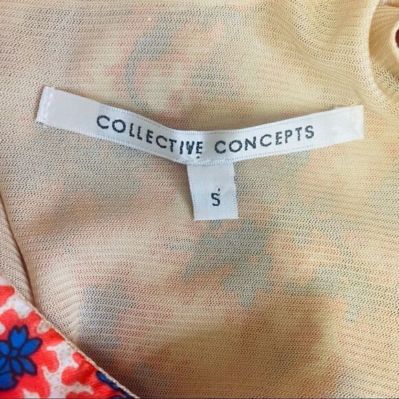 Collective Concepts paisley sleeveless dress with tie waist - Picture 7 of 10